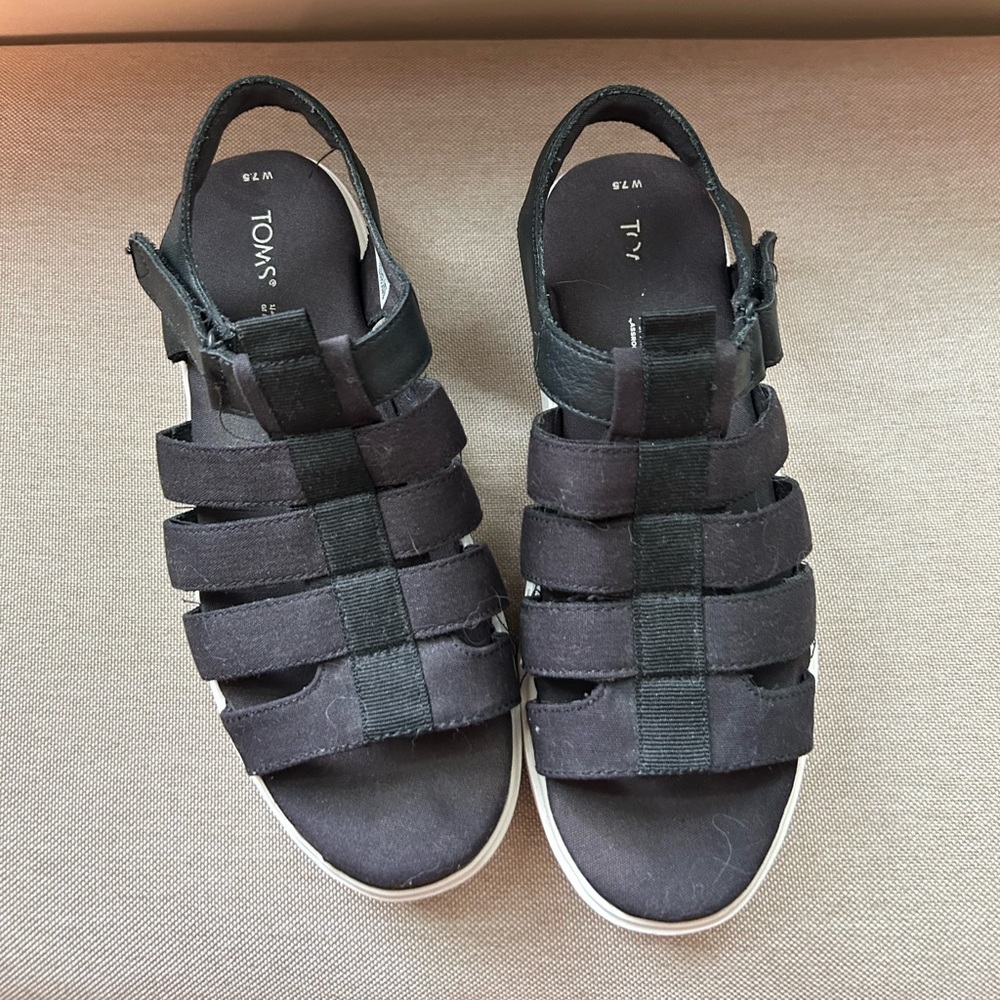 TOMS Fisherman Lug Platform Sandal